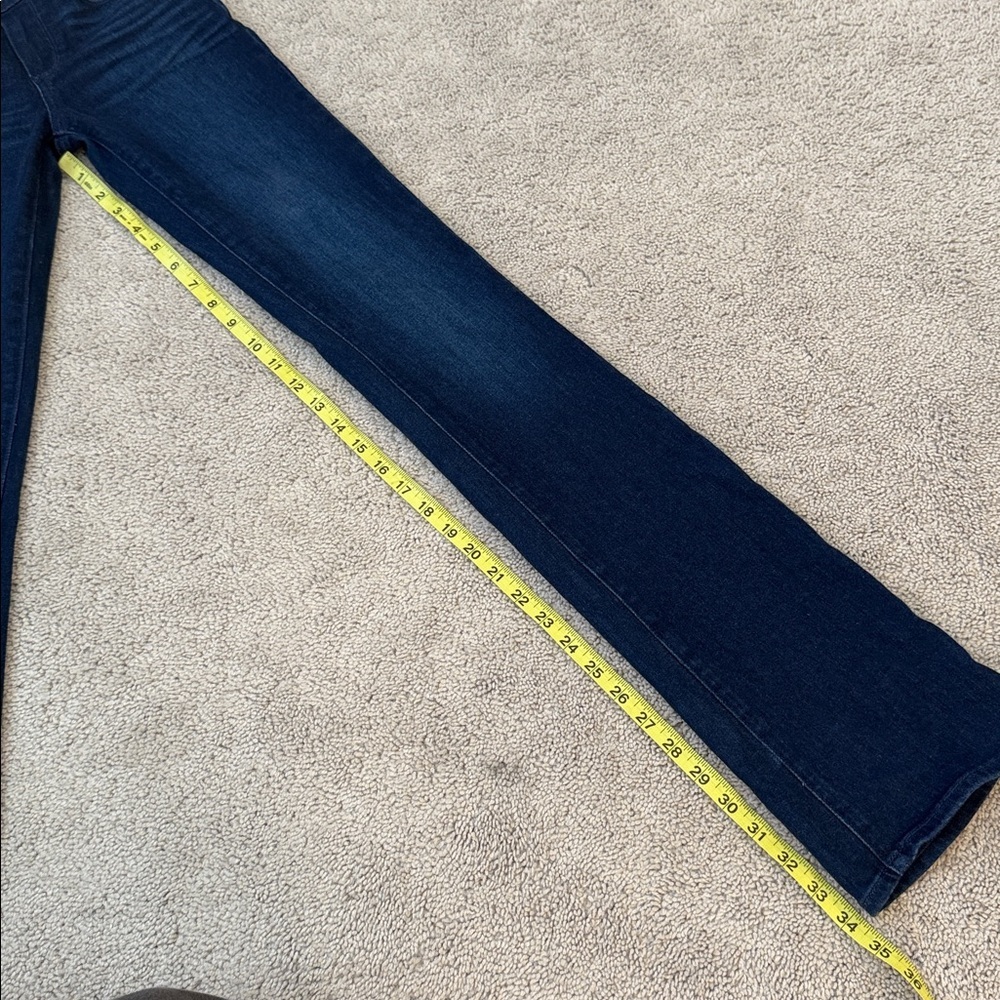 Paige Manhattan Bootcut Jeans | Size 24 | Dark Wash - Picture 3 of 10